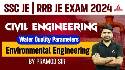 Ssc Je Rrb Je Civil Engineering Water Quality Parameters