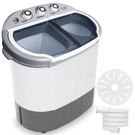 Compact Home Washer And Dryer 2 In 1 Portable Mini Washing Machine Twin Tubs 11lbs Capacity