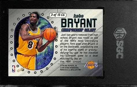 Lot Detail 1997 98 Fleer Metal Universe Kobe Bryant Championship