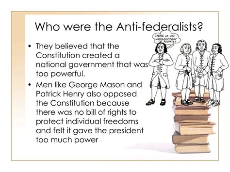 Ppt The Federalists And Anti Federalists Powerpoint Presentation