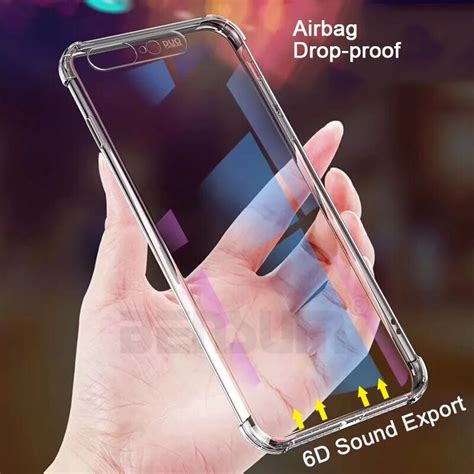 Ultra Slim Soft Clear TPU Four Corners Airbag Anti Knock Case For