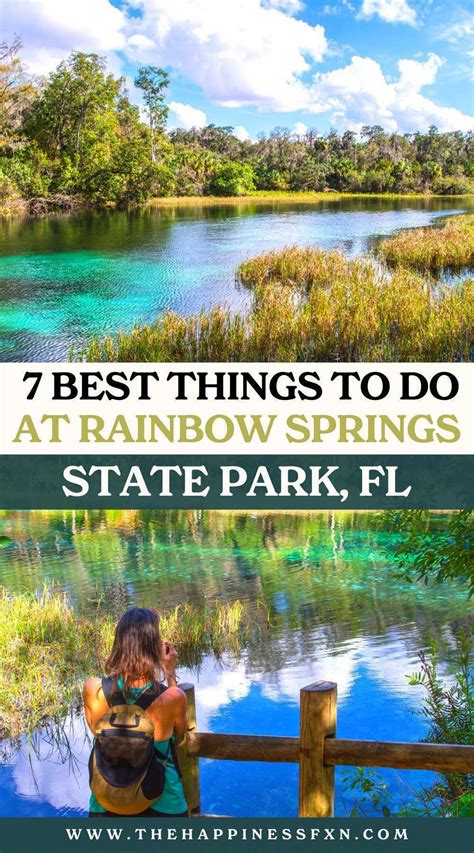 7 Best Things To Do At Rainbow Springs State Park Florida The Happiness Function