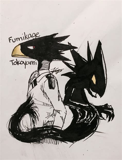 Fumikage Tokoyami By Veronikaskye On Deviantart