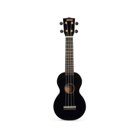 Mahalo Rainbow Series Soprano Ukulele Black MR1BK Vivace Music