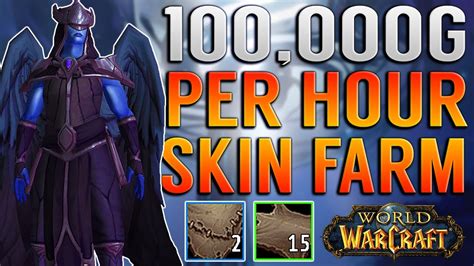 100 000 Gold Per Hour Farm Shadowlands Best Skinning Farm Heavy Callous Farm World Of