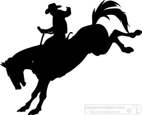 Free Rodeo Silhouette Cliparts, Download Free Rodeo Silhouette Cliparts ...