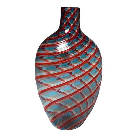 Murano Italy Swirl Vase Linea Valentina For Sale At 1stdibs Murano Swirl Vase Murano Swirl