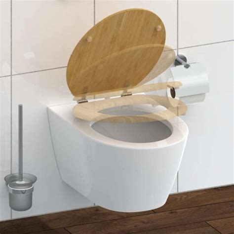 Si Ge De Toilette Fermeture En Douceur Natural Bamboo Sch Tte Prix