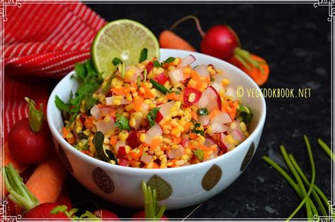 Radish Lentil Salad Moong Dal Kosambari Vegcookbook By Praveena