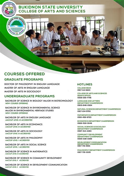 Courses Offered Ay 2020 Bukidnon State University