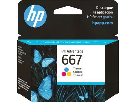 Cartucho De Tinta HP Original Ink Advantage 667 Tricolor HP Uruguay