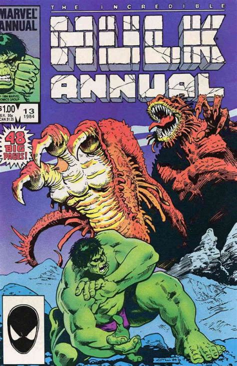 Incredible Hulk The Annual 13 Vf Marvel Comic Books Copper Age