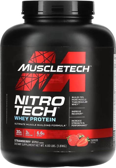 Muscletech Nitro Tech 100 Whey Gold Double Rich Chocolate Protein