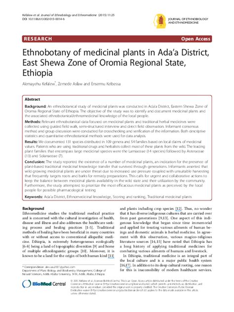 Ethnobotany Of Medicinal Plants Pdf - MedicineWalls