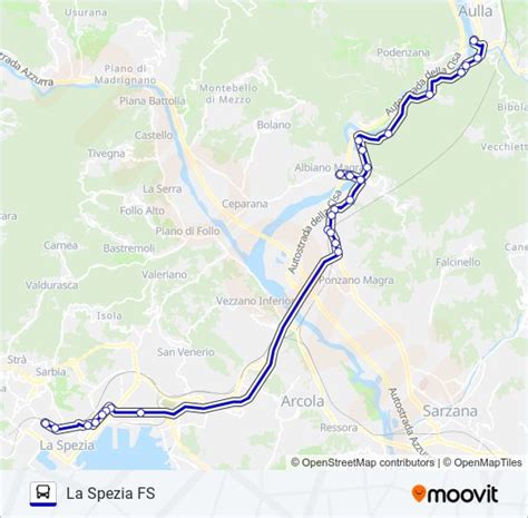 Linea La Spezia Fs Orari Fermate E Mappe La Spezia FS Aggiornato