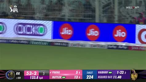 5 1 Vaibhav Arora To Riyan Parag 4 Runs S KKR Vs RR 31st Match