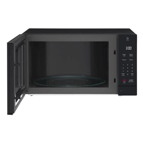 Lg 2 Cu Ft 1200 Watt Countertop Microwave Smooth Black In The Countertop Microwaves Department