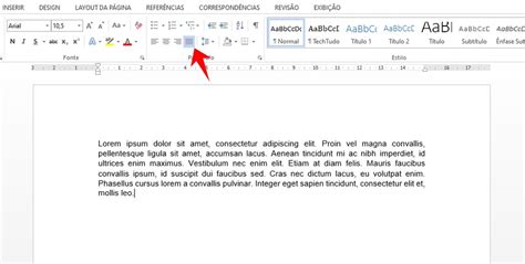 Como Alinhar Um Texto No Word
