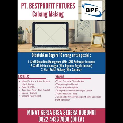 PT BESTPROFIT FUTURES BAKAK UNISMA