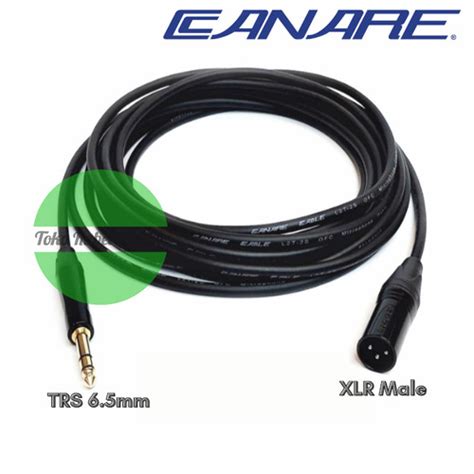 Jual KABEL TRS 6 5MM MALE TO XLR MALE CANARE JAPAN AKAI STEREO CANON