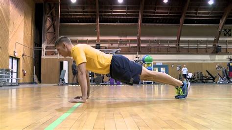 Official Navy Prt Push Up Demonstration Youtube