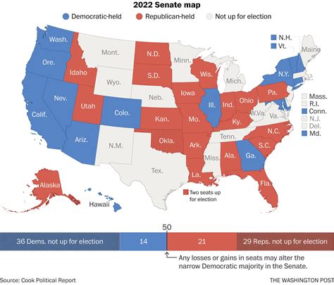 Democrat Vs Republican Map 2022