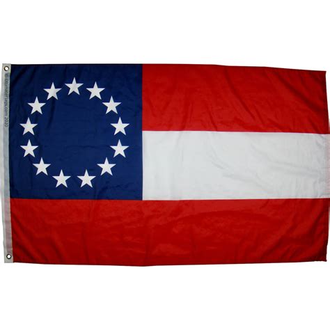 Stars and Bars Flag - 1st National Confederate Flags for Sale!
