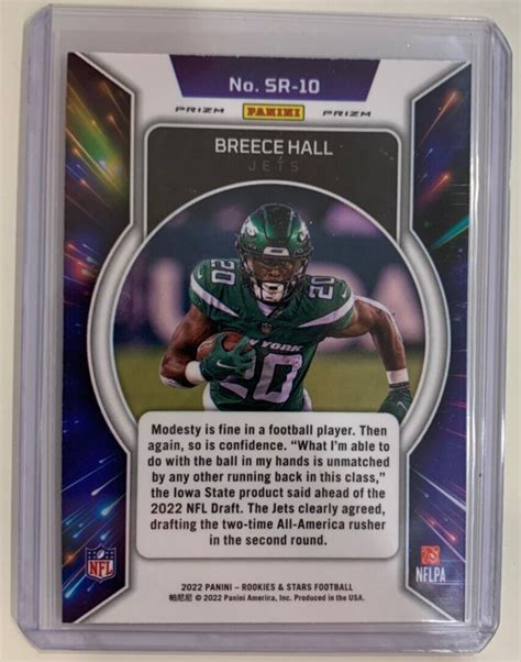 2022 Panini Rookies Stars Stellar Rookies Silver Prizm SR 10