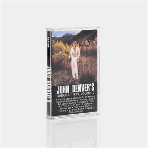 John Denver Greatest Hits Volume 2 Cassette Tape