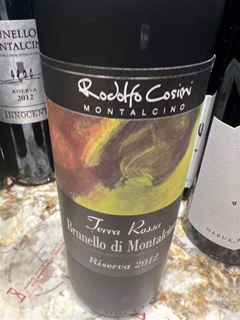 2011 Rodolfo Cosimi Brunello Di Montalcino Terra Rossa Riserva Italy