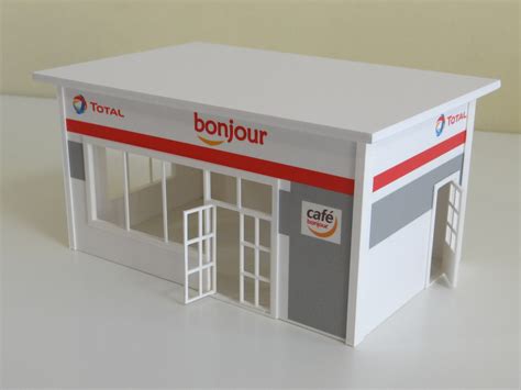 Diorama Petrol Station Model Kit Scale 1 43 Display Dioramas Etsy