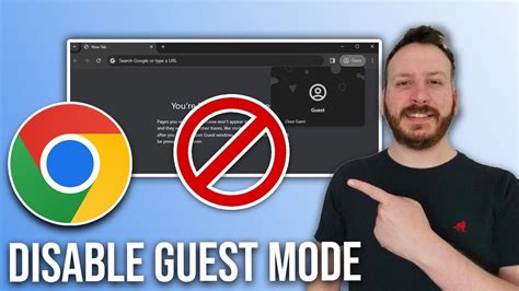 How To Disable Guest Mode In Google Chrome Youtube