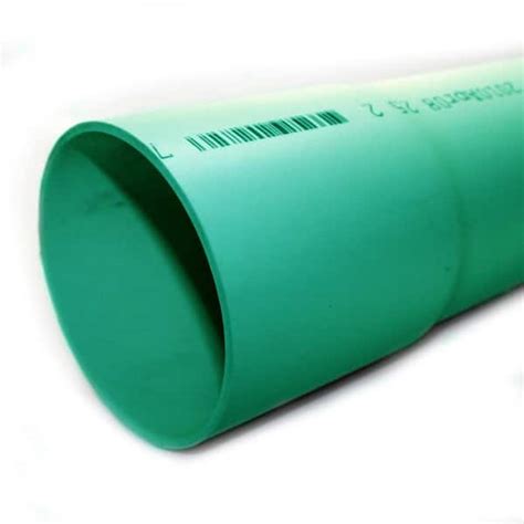 JM EAGLE 4 In X 14 Ft PVC SDR35 Gasketed Gravity Sewer Pipe 67959