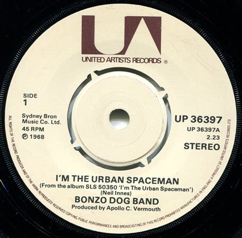 Bonzo Dog Band Im The Urban Spaceman Releases Discogs