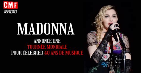 Madonna Une Tourn E Mondiale Pour C L Brer Ans De Musique