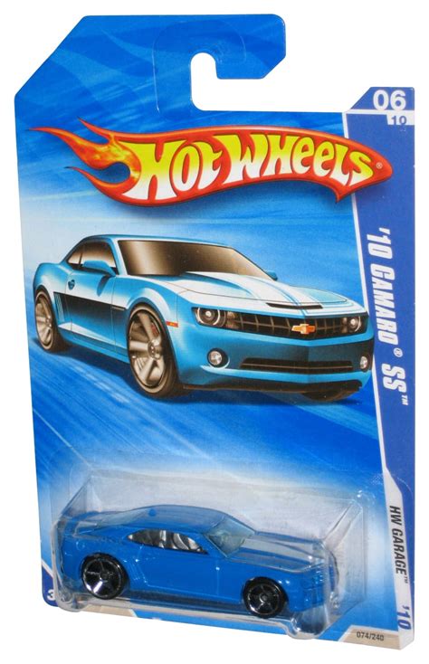 Hot Wheels Hw Garage Camaro Ss Blue Toy Car Walmart