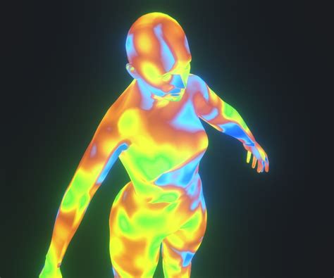 3D Model Collection Human Body Thermal Image Heatmap 3D Model VR / AR / low-poly | CGTrader