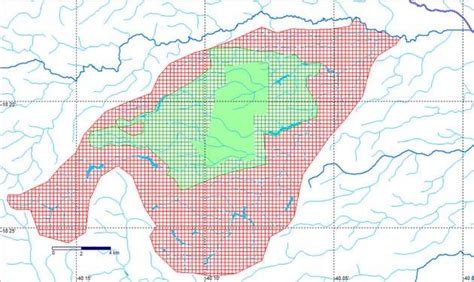 Reserva Biológica de Córrego do Veado indicação da zona de