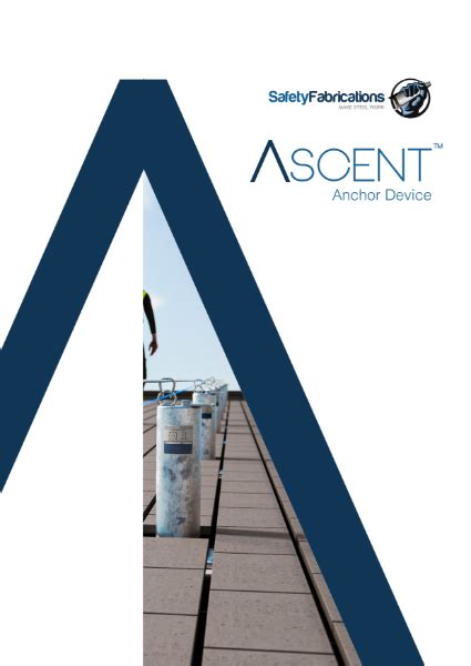 Ascent Fall Protection Abseil Post Technical Datasheet Safety