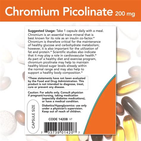 Now Foods Chromium Picolinate 200mcg Boost