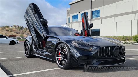 Amg Gt Coupe Door Conversion Kit By Vertical Doors Inc Aka Lambo Doors Youtube