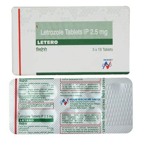 Mg Letrozole Tablets Ip At Rs Box Pharmaceutical Medicines