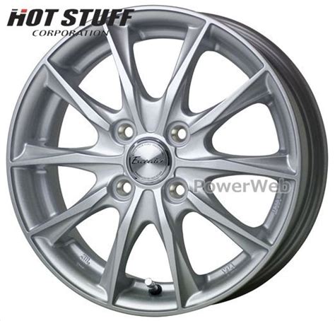 楽天市場Exceeder E エクシーダー E インチ J PCD 穴数 inset メタルシルバー HOT STUFF ホイール 本単位