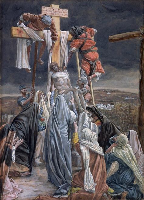 The Descent From The Cross By Tissot