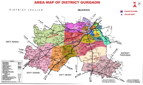 Detailed Map and Masterplan of Gurgaon City Haryana | We Are Gurgaon