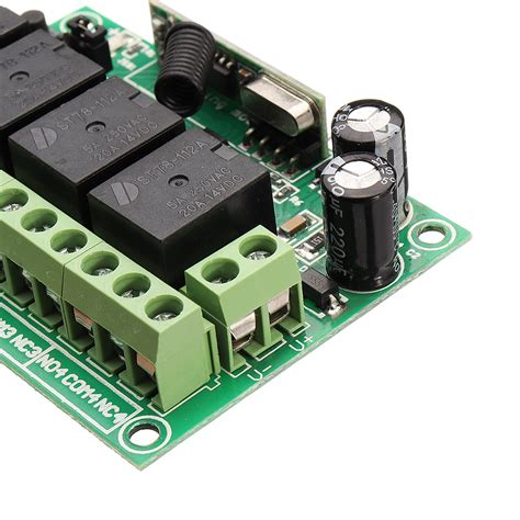 Nouveau 433MHz DC 12V Type Dapprentissage Module De Commande De Relais