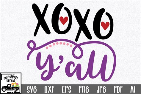 Xoxo Yall Graphic By Oldmarketdesigns · Creative Fabrica