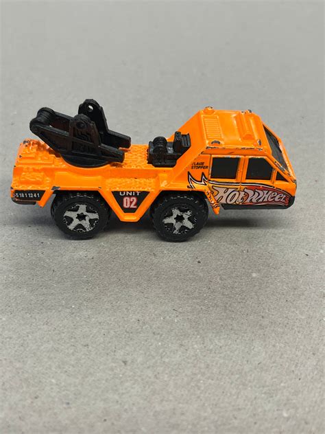 Hot Wheels Orange Flame Stopper Fire Truck Etsy