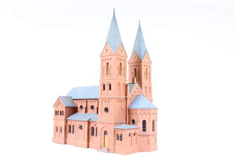 Kibri H0 39760 Model Train 1 Romanesque City Church With Two