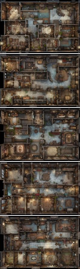 Fantasy Battlemap Pack Of City Of Thieves Doppelg Nger